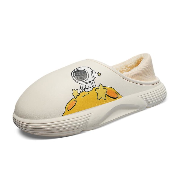 Män Kvinnor Bomulttofflor Modesandaler Utomhus Halkskydd inomhus Yj5751 Beige 40-41