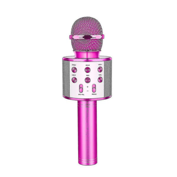 Trådlös bärbar karaokemikrofon-bluetooth-mikrofon högtalare för fest null none