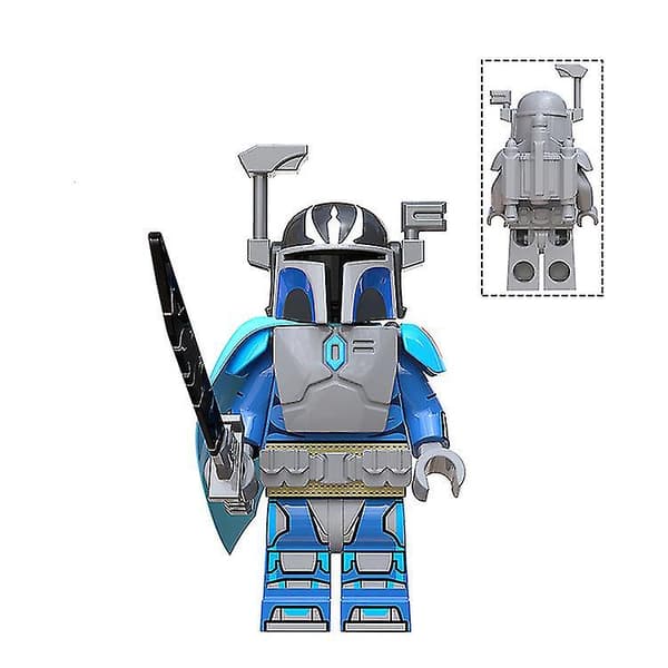 8-pack Star Wars The Mandalorian Minifigure Monterade Minifigure Building Block Leksaker null none