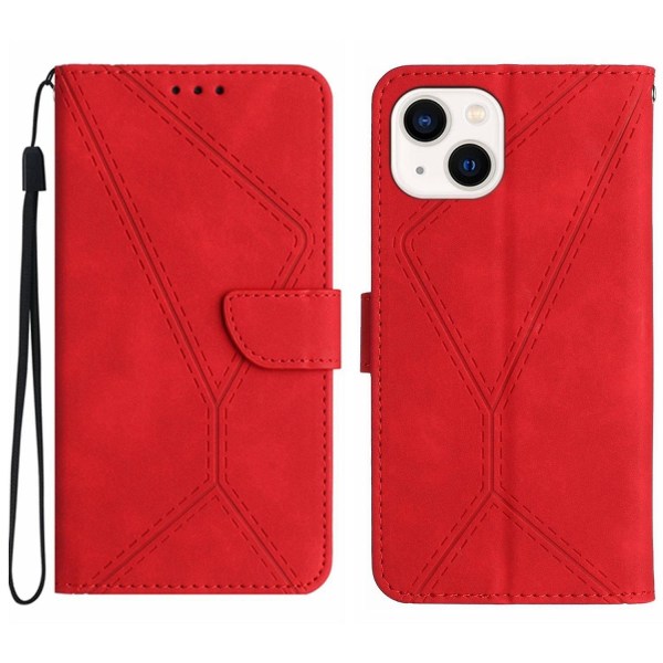 Sydd präglad case för iPhone 15 Red