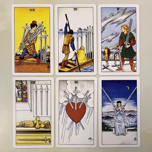 Klassisk Vit Tarot Utspindelningskort