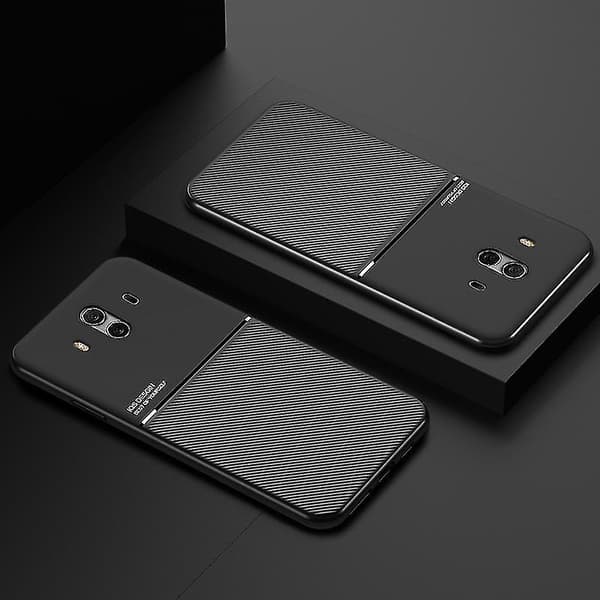 För Huawei Mate 10 Pro Classic Tilt Strip Grain Magnetic Shockproof PC + TPU case null none