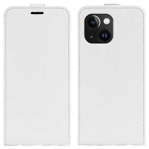 R64 Vertical Flip Case för iPhone 15 White