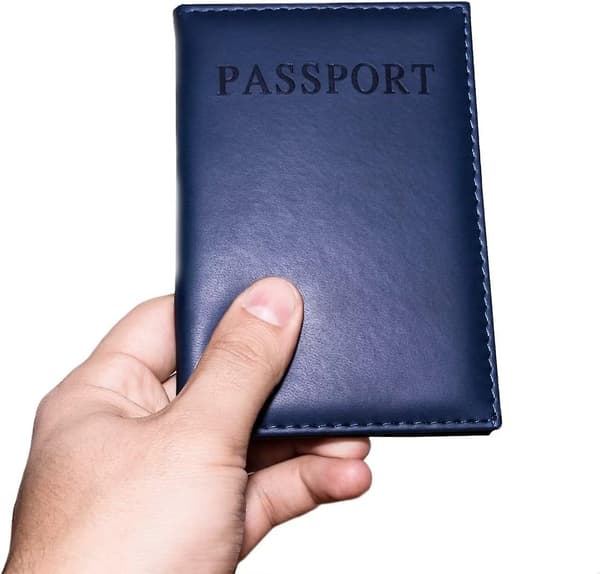 Passhållare Reseplånbok, Mörkblå null none