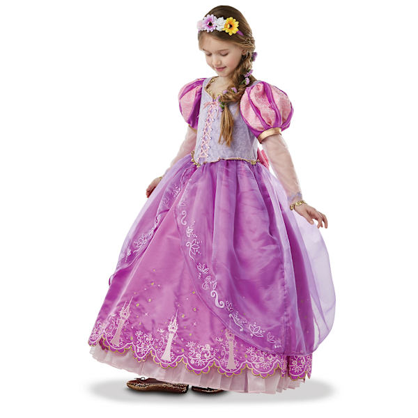 Kostym Prinsessan Rapunzel samlarflicka