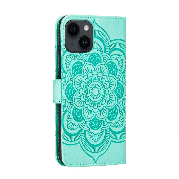 Mandala phone case för iPhone 15 Plus Green none