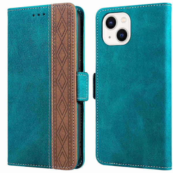 RFID- phone case för iPhone 15 Plus Dark green