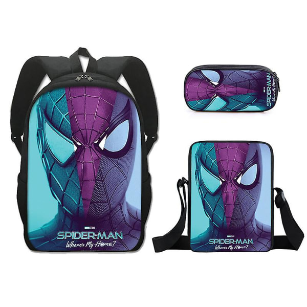 Marvel Hero Spider-Man-tema ryggsäckspenna i tre delar Z-typ