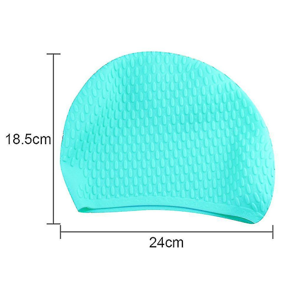 Cap Silikonelastisk cap för män och kvinnor R blue