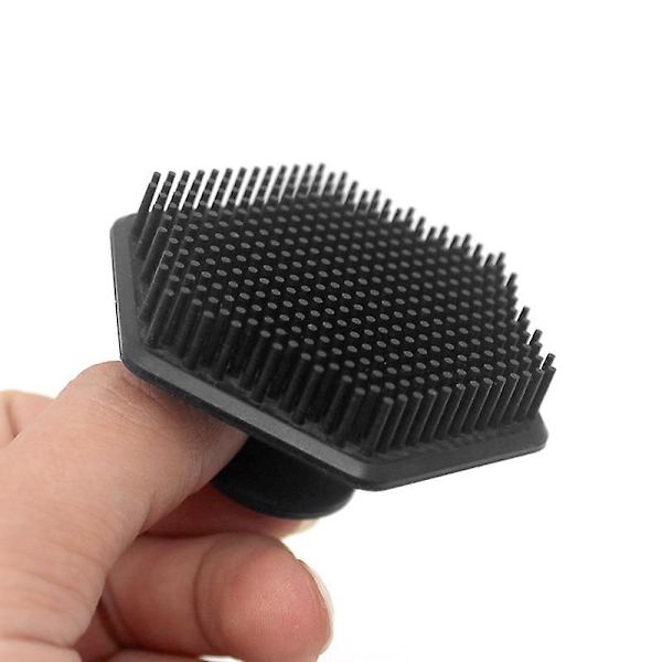 Män Ansiktsrengöring Scrubber Silikon Miniatyr Ansikte Deep Clean Shave Massage Ansiktsskrubb Borste Skönhet Dusch Hudvårdsverktyg Black none