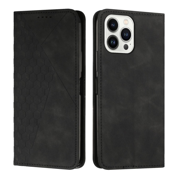 Diamond PU- case för iPhone 15 Pro Black