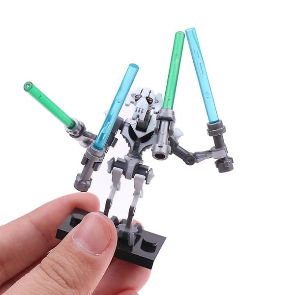 Anime Star Wars General Grievous Model Monterade byggstenar Barnleksaker Present White A1