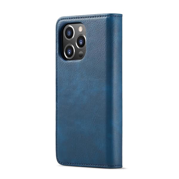 Crazy Horse Case för iPhone 15 Pro Blue