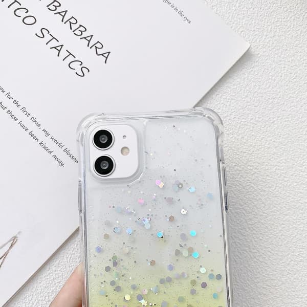 Epoxy TPU akryl phone case för iPhone 15 Black