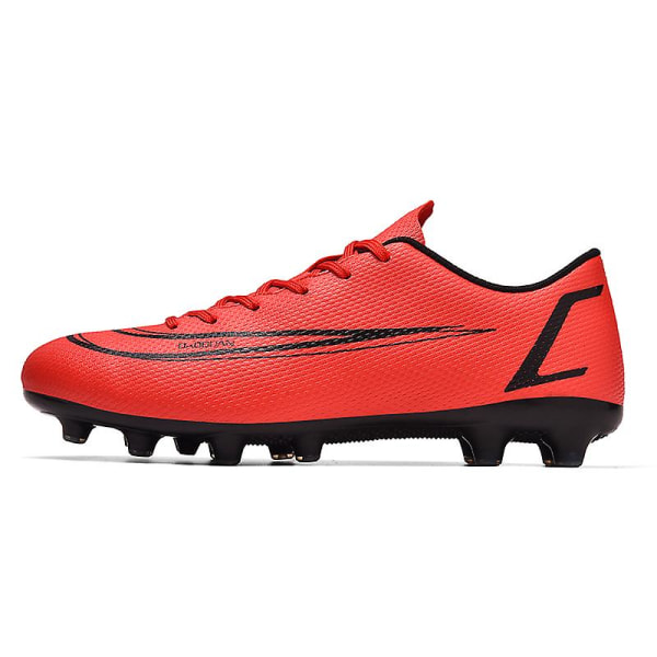 Fotbollsskor för herr Fotbollsskor med hög ankel för vuxna Grästräning Sport Skor Sneakers Yj2209-1A Red 43