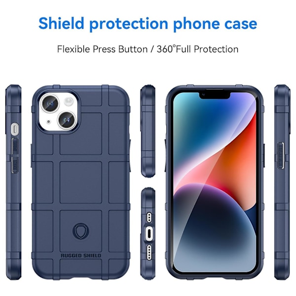 TPU phone case för iPhone 15 Plus Blue