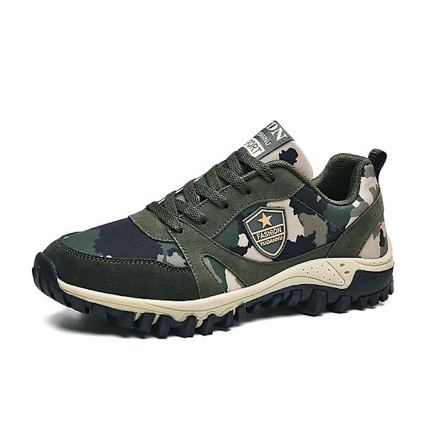 Tennisskor för män Andas Athletic Sneakers Lätta sportskor för träning Promenad 3Ds2171 Green 45