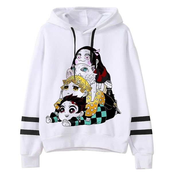 Demon Slayer Kimetsu No Yaiba Herr/kvinnor Luvtröjor Anime Unisex Harajuku Estetisk 90-tals sweatshirt Ulzzang Grafisk Casual Man Hood Shry 502 L