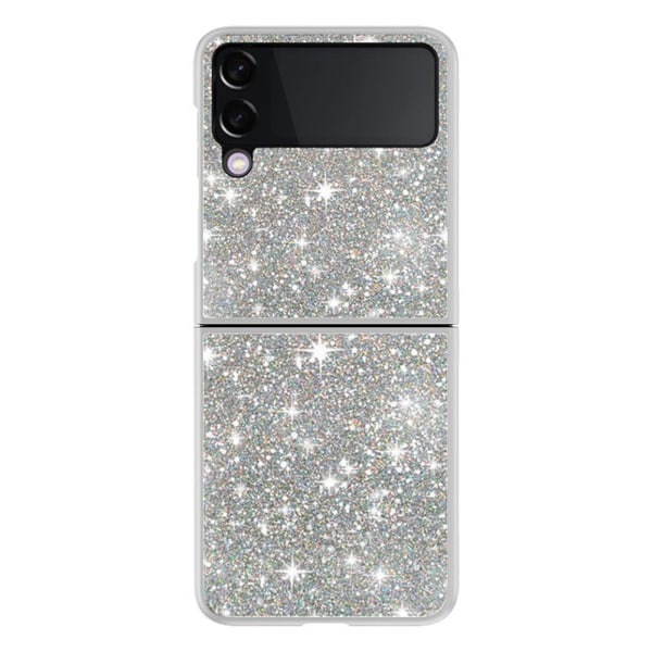 Söt Glitter Bling Stötsäkert case som är kompatibelt med Samsung Galaxy Z Flip 3 Pink