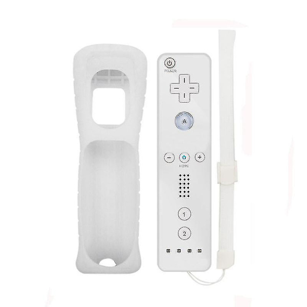 Wii Game Remote Controller Inbyggd Motion Plus Joystick Joypad för Nintendo White