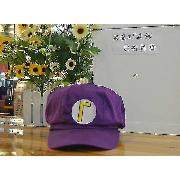 Anime Super Hat Cap Luigi Bros Brev Printed Tecknad Baseball Dräkt För Vuxen Hattar Waluigi Wario Odyssey Cappy 3d Hat_x red