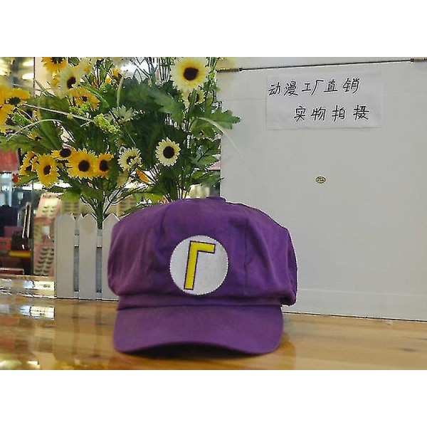 Anime Super Hat Cap Luigi Bros Brev Printed Tecknad Baseball Dräkt För Vuxen Hattar Waluigi Wario Odyssey Cappy 3d Hat_x white