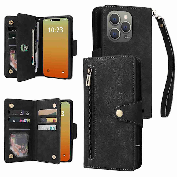 Phone case till iPhone 15 Pro Black