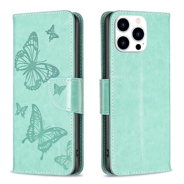 Butterflies Phone case för iPhone 15 Pro Pink