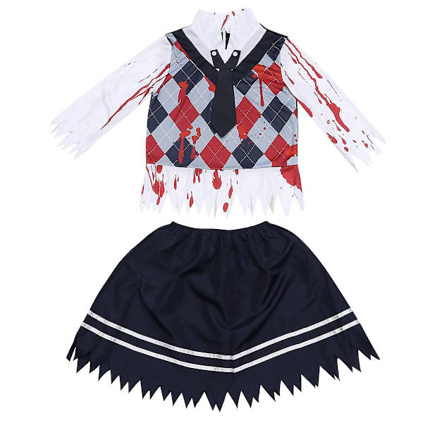 1 Set Halloween Skoluniform Rollspel Kostymer Cosplay Kläder Assorted Color 57x41cm