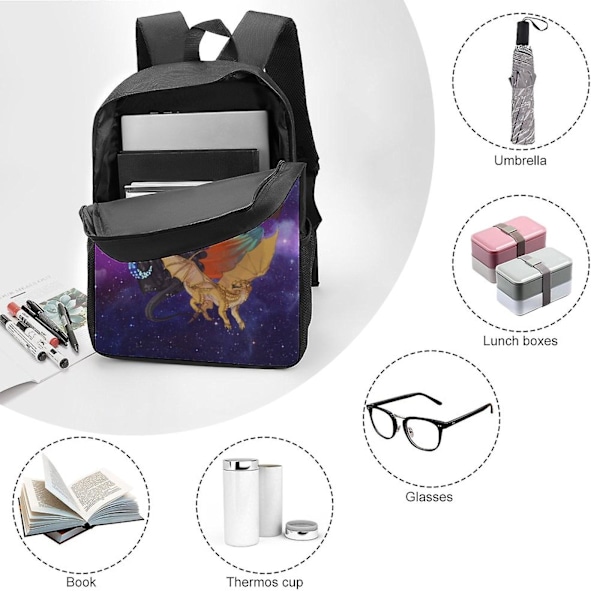 Wings Of Fire Dragon Ryggsäckar Basic Shoulder Daypack Bokväska Ryggsäck Ryggsäck-NFe140 null none
