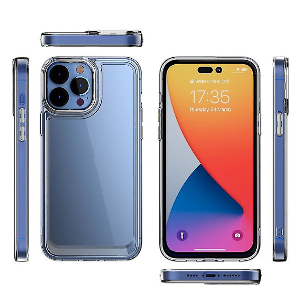 Akryl + TPU case för iPhone 15 Pro null none