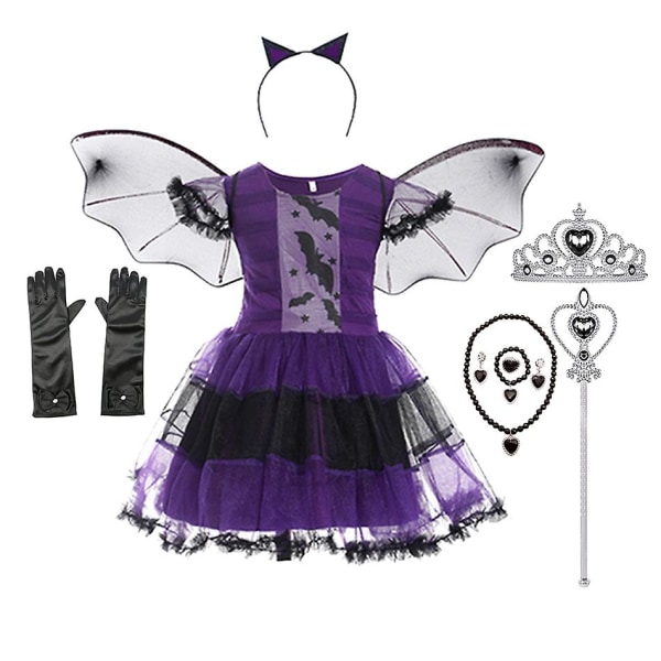 2023 Flickor Onsdags Cosplay Klänning Barn Prinsessan Klä Upp Vampirina Halloween Dräkt Barn Karneval Fest Förklädnad 3T Vampirina 13