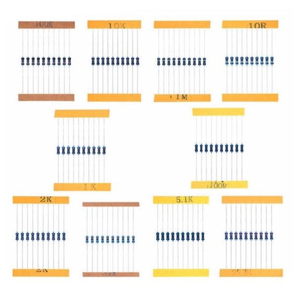 Ny brödbräda-set Elektronikkomponent DIY-kit med plastbox för R3-komponentpaket as shown none