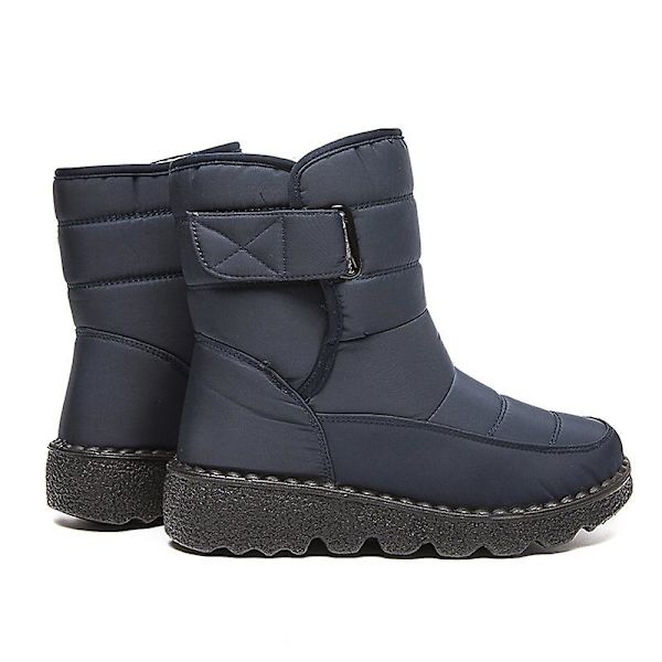Dam vintersnöskor Vattentåliga skor Anti-halk Casual Lätt vandringskänga Xd-889 Blue 41