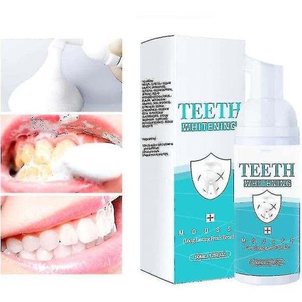 Tandhajder, tandsmak, Mint tänder Tandsmak Skum, tandstensborttagning 3 Bottles-150ml