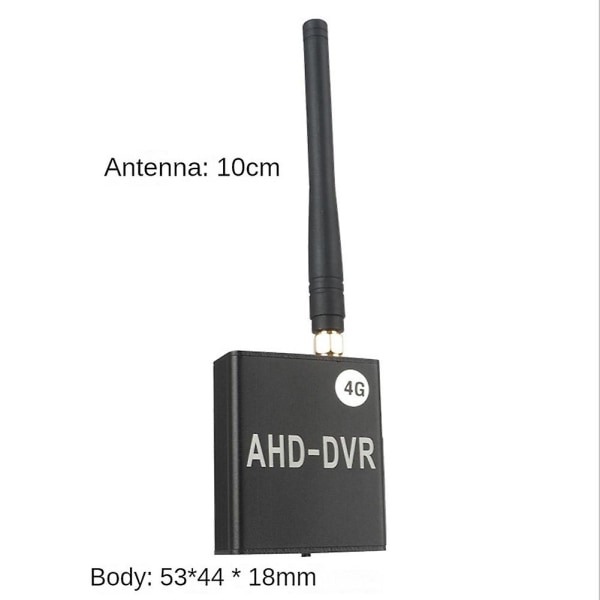 4g Sim trådlös Dvr-övervakning Minikamerasystem Röstfjärrnätverksövervakning 1080p Ahd Hd Wide Black none