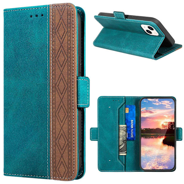 RFID- phone case för iPhone 15 Dark green