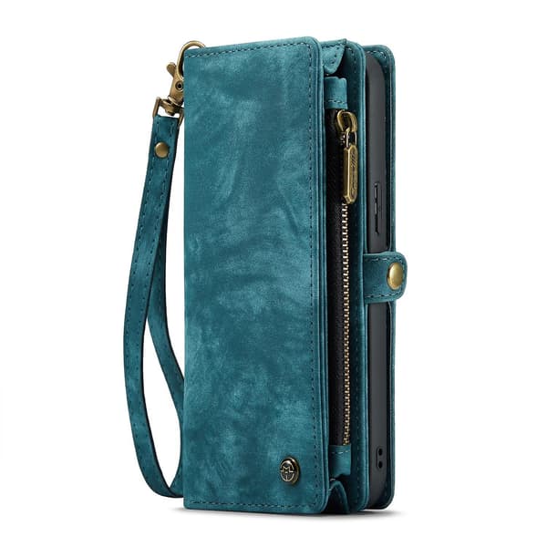 CaseMe 008 PU case för iPhone 15 Plus Blue