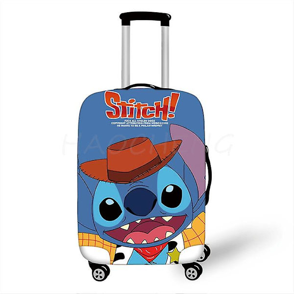 Vackra Cartoon Stitch Cover Elastiskt case Överdrag Anit-damm resväska cover för 18-32 tum Stil 1