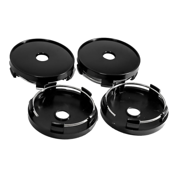 Cover, Hjulcenterkapslar, 4st 60mm Universal hjulfälg Cap Cover black