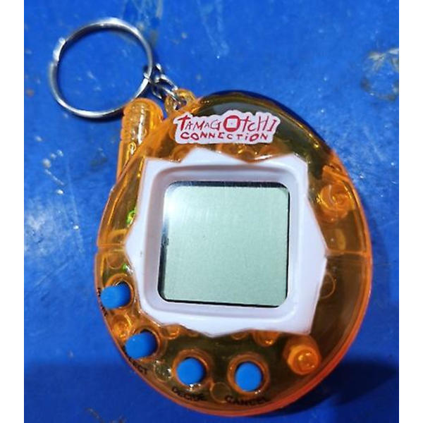 Nostalgisk Tamagotchi Nya 49 husdjur i 1 virtuellt cyber-slumpmässigt Pet Toy Tiny Game Clear yellow