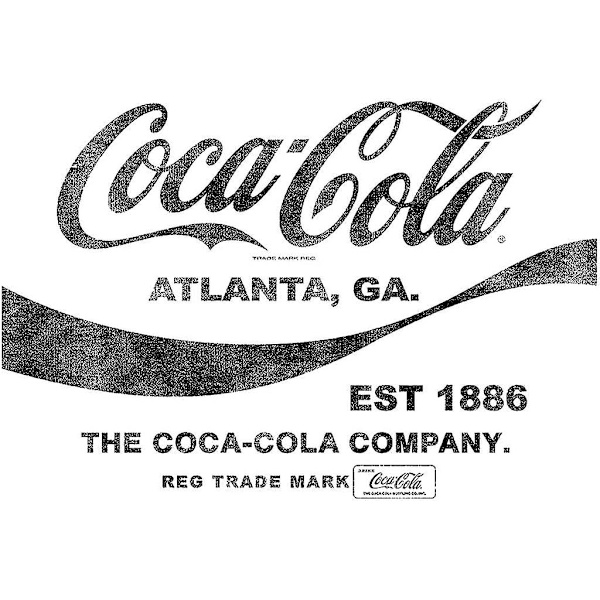 Coca Cola Drink 1886 T-shirt för män White XL