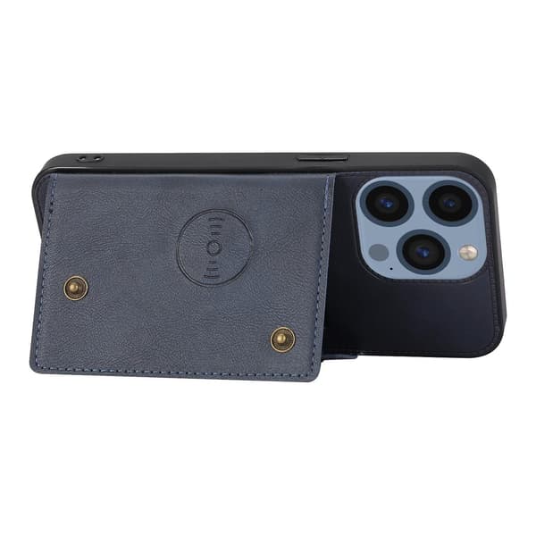 Phone case med dubbelt spänne för iPhone 15 Pro Blue