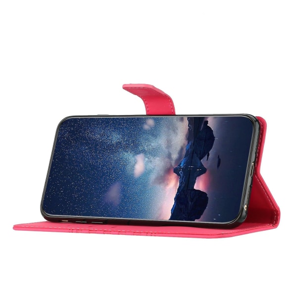 Diamantpräglat case för iPhone 15 Plus Red