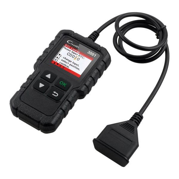 Starta X431 Cr3001 Auto Full Obd2 Obdii Code Reader Scanner Creader 3001 Black none