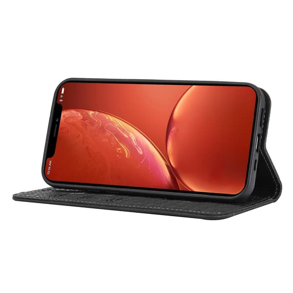 Sömnad Vävt Case För iPhone 15 Plus Black