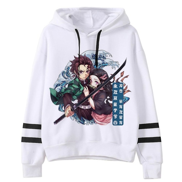 Demon Slayer Kimetsu No Yaiba Herr/kvinnor Luvtröjor Anime Unisex Harajuku Estetisk 90-tals sweatshirt Ulzzang Grafisk Casual Man Hood Shry 502 L