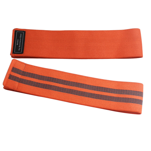 Fitness elastiskt bälte Orange (76 * 8m medium spänning)