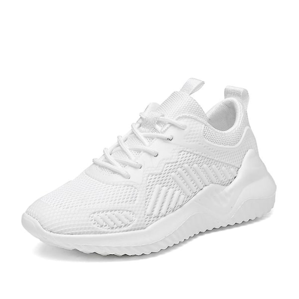 Herrsneakers Löptennisskor Lättviktsventilerande Sport Athletic 3C6851 White 36