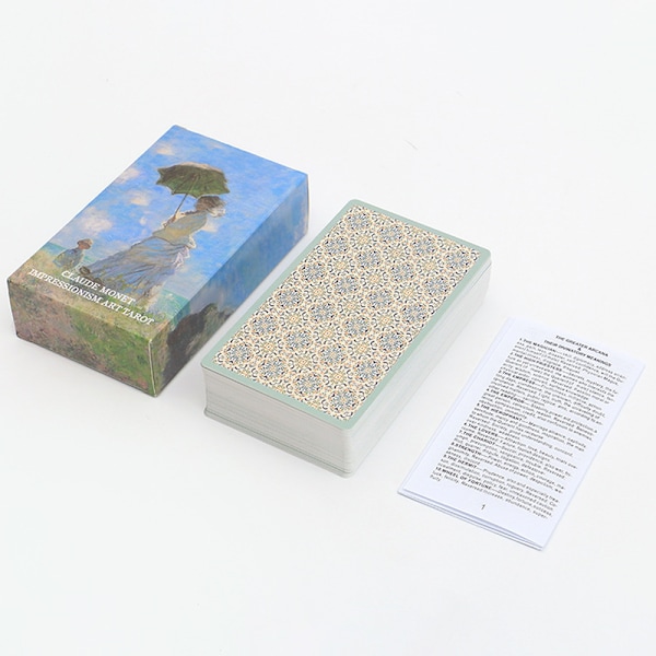 Impressionistisk Monet Oracle Tarot Card Oracle Cards Spådomskort